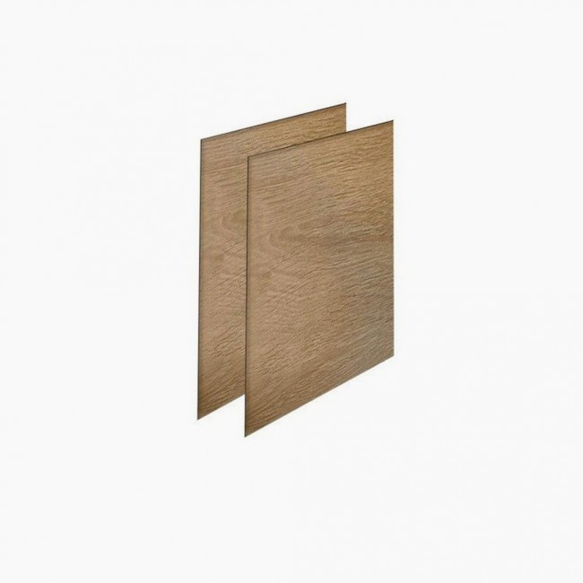 Macchina Caffè Tre Mini Fianchetti Effetto Rovere Naturale