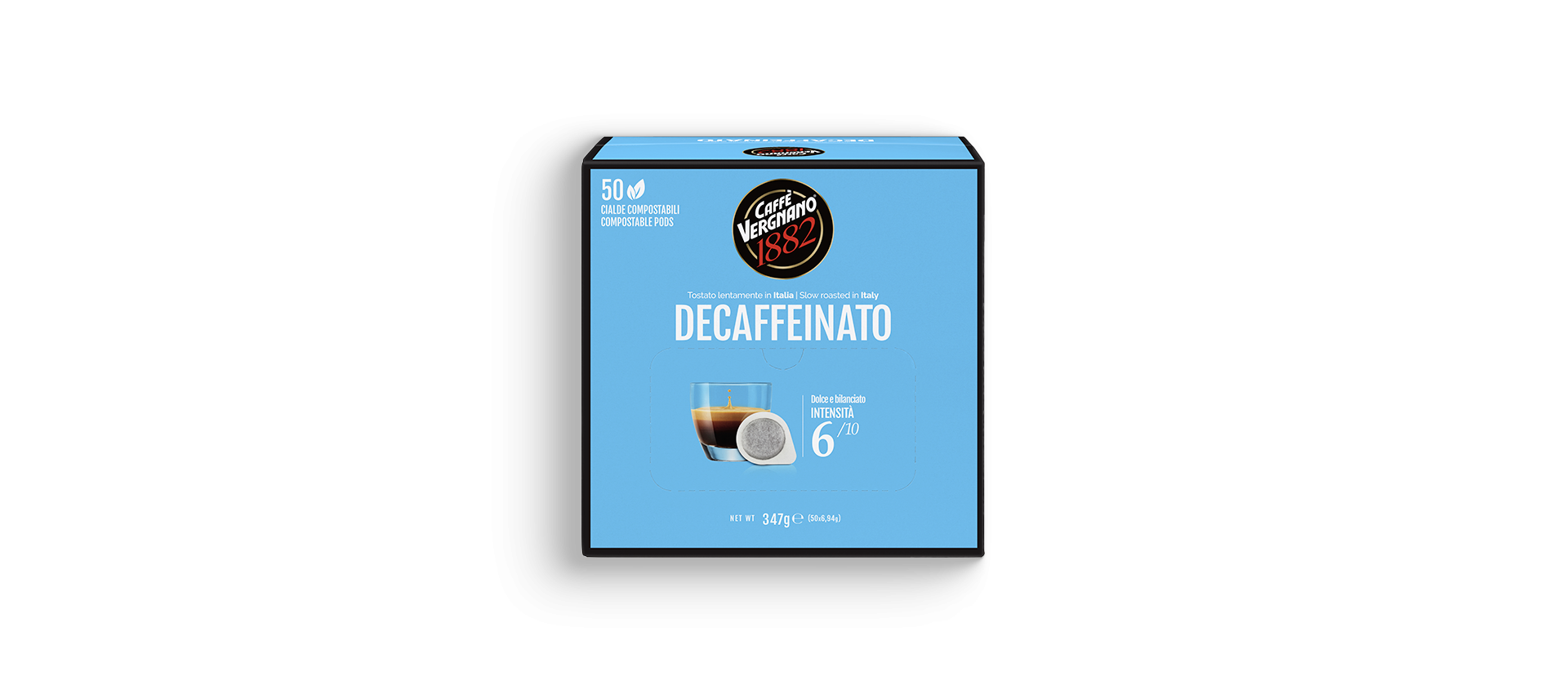 50 cialde Decaffeinato Vergnano