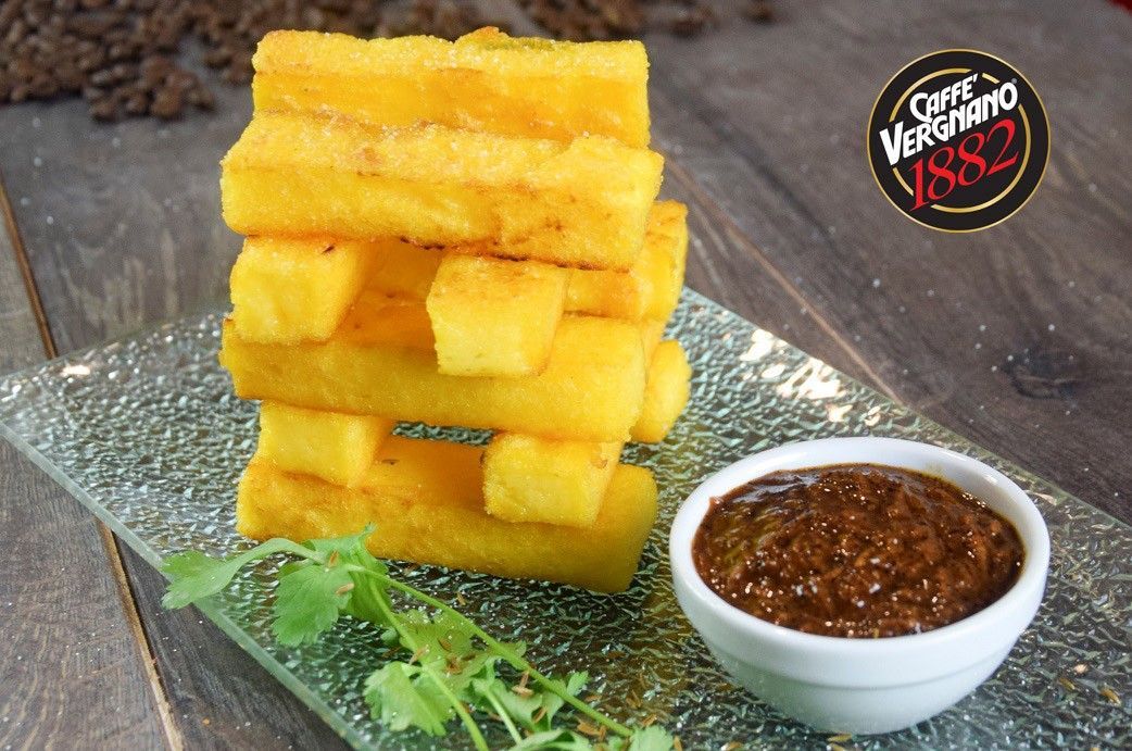 Stick Di Polenta Con Chutney Di Carote E Caffe3